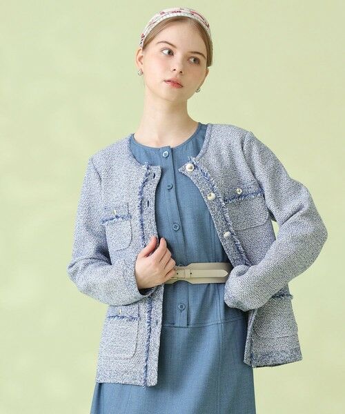 ANAYI / アナイ カーディガン・ボレロ | ミックスツイード ジャケットカーディガン | 詳細10
