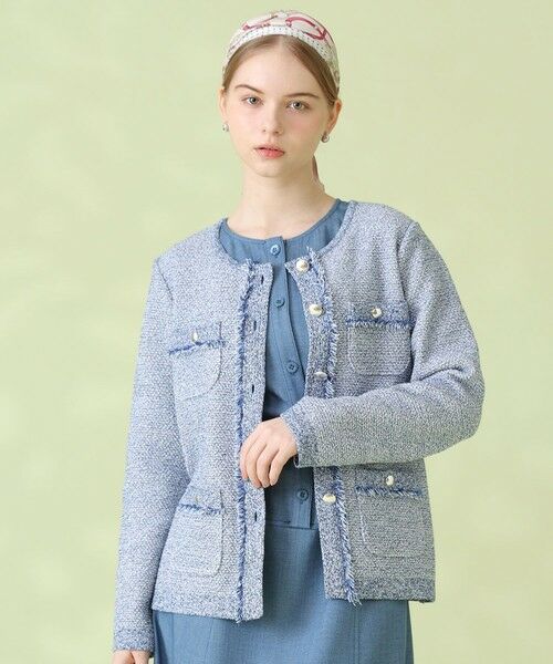 ANAYI / アナイ カーディガン・ボレロ | ミックスツイード ジャケットカーディガン | 詳細11