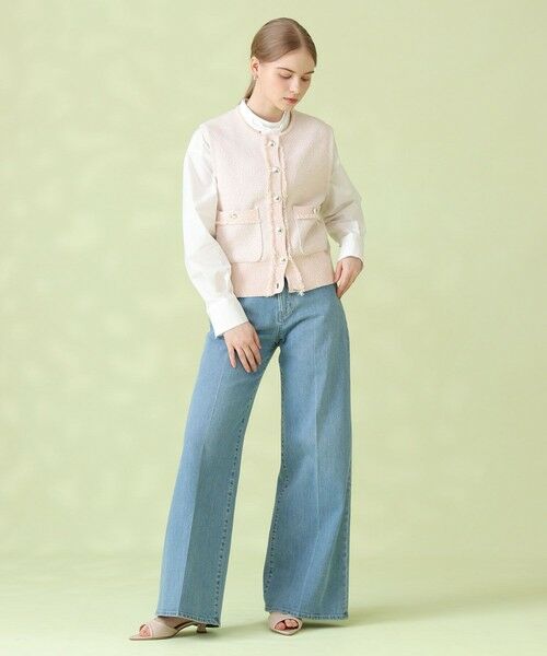 ANAYI / アナイ ニット・セーター | ミックスツイードジレ | 詳細5