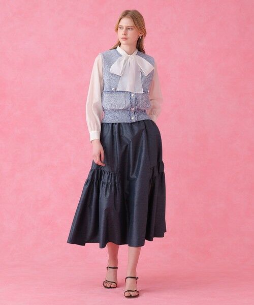 ANAYI / アナイ ニット・セーター | ミックスツイードジレ | 詳細14