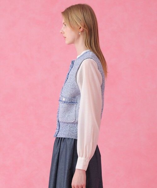 ANAYI / アナイ ニット・セーター | ミックスツイードジレ | 詳細10