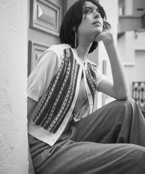 ANAYI / アナイ カーディガン・ボレロ | インポートレースドッキング カーディガン | 詳細14