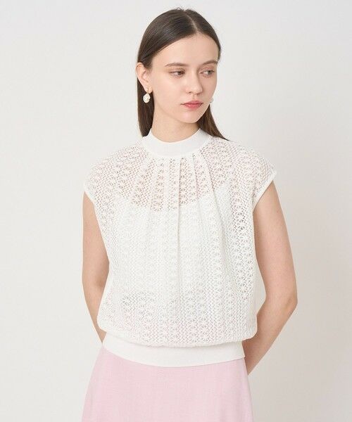 ANAYI / アナイ ニット・セーター | インポートレースドッキング プルオーバー | 詳細4