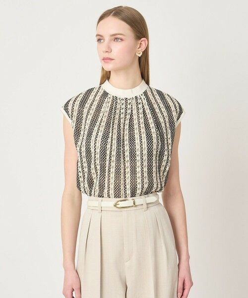 ANAYI / アナイ ニット・セーター | インポートレースドッキング プルオーバー | 詳細12