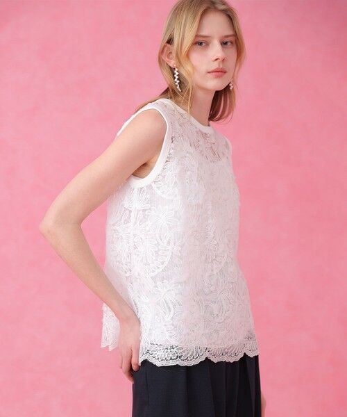 ANAYI / アナイ ニット・セーター | チュールコードレース プルオーバー | 詳細1