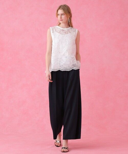 ANAYI / アナイ ニット・セーター | チュールコードレース プルオーバー | 詳細3