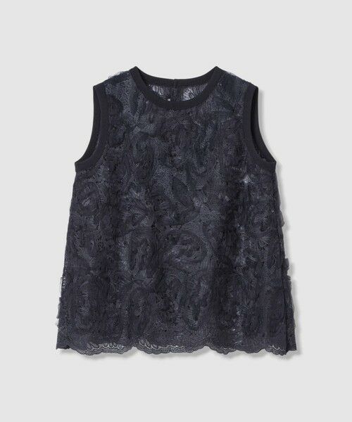 ANAYI / アナイ ニット・セーター | チュールコードレース プルオーバー（navy (65)）