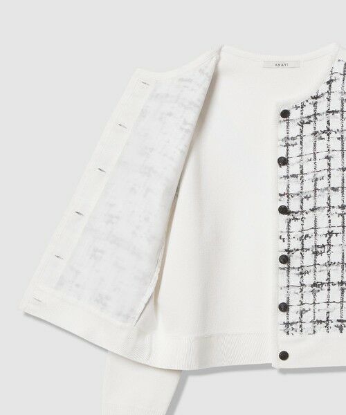 ANAYI / アナイ カーディガン・ボレロ | 【セットアップ対象商品】モノトーンツイードコンビ カーディガン | 詳細13