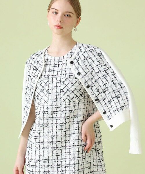 ANAYI / アナイ カーディガン・ボレロ | 【セットアップ対象商品】モノトーンツイードコンビ カーディガン | 詳細5
