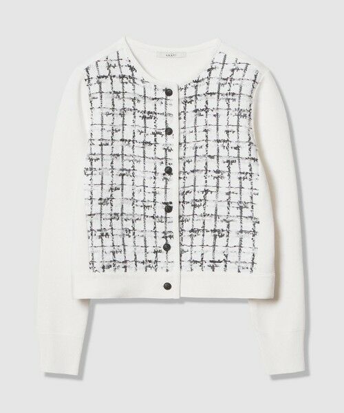 ANAYI / アナイ カーディガン・ボレロ | 【セットアップ対象商品】モノトーンツイードコンビ カーディガン | 詳細8