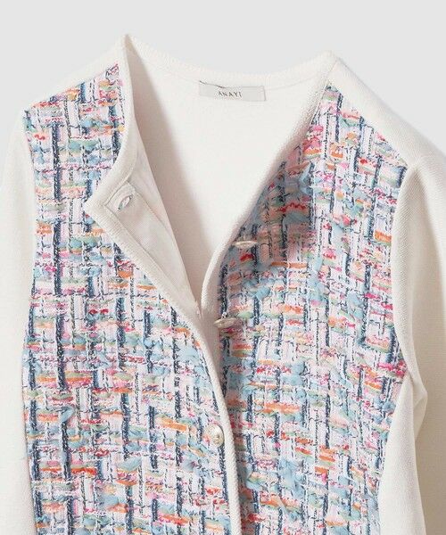 ANAYI / アナイ カーディガン・ボレロ | 【セットアップ対象商品】カラーミックスツイードコンビ カーディガン | 詳細2