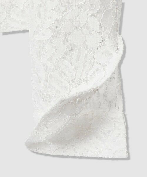 ANAYI / アナイ ブルゾン | 【セットアップ対応商品】メッシュレースノーカラーブルゾン | 詳細12