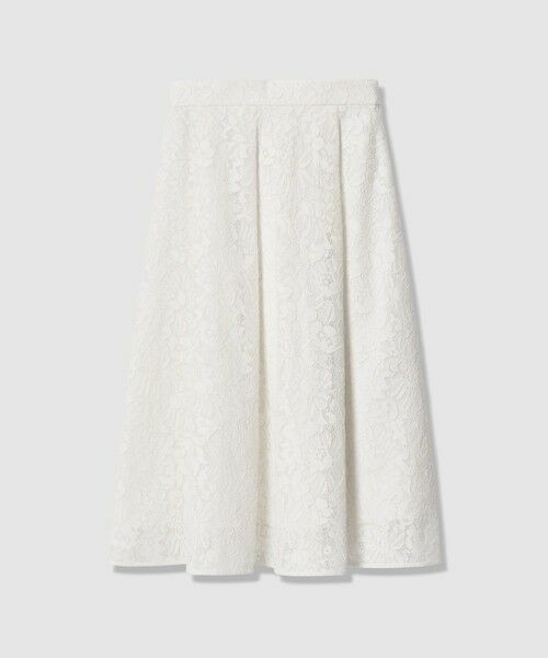 ANAYI / アナイ ミニ・ひざ丈スカート | 【セットアップ対応商品】メッシュレースタック スカート | 詳細7