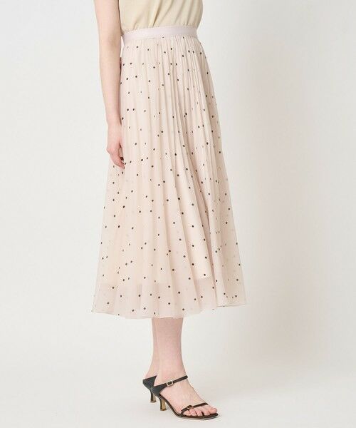 ANAYI / アナイ ロング・マキシ丈スカート | オーガンジードットプリントプリーツ スカート | 詳細9