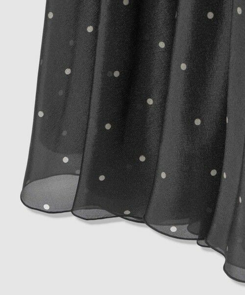 ANAYI / アナイ ロング・マキシ丈スカート | オーガンジードットプリントプリーツ スカート | 詳細28