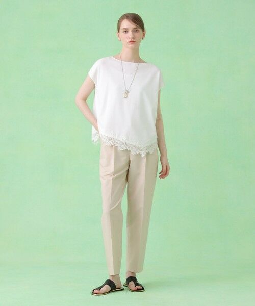 ANAYI / アナイ その他パンツ | サッカーストレッチテーパードパンツ〈セットアップ対応商品〉 | 詳細14