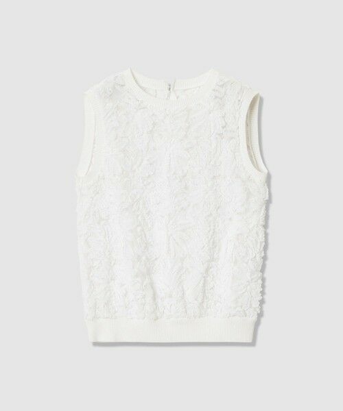 ANAYI / アナイ その他トップス | テープエンブロイダリーリブ ブラウス | 詳細4