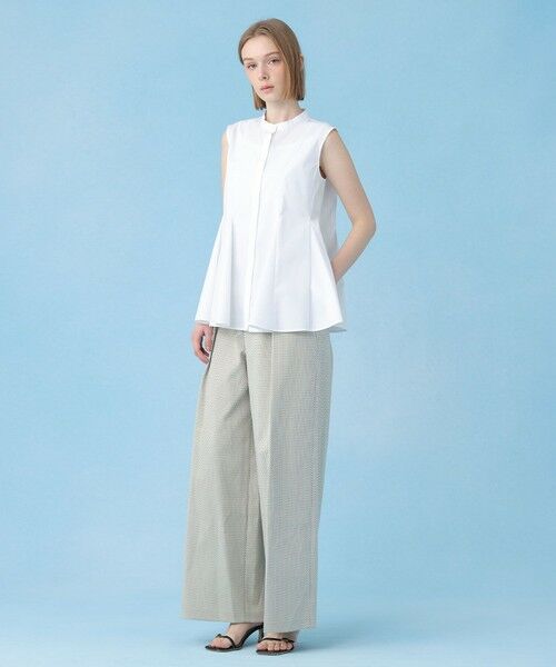 ANAYI / アナイ シャツ・ブラウス | コットンポリブロードマチフレアブラウス | 詳細1