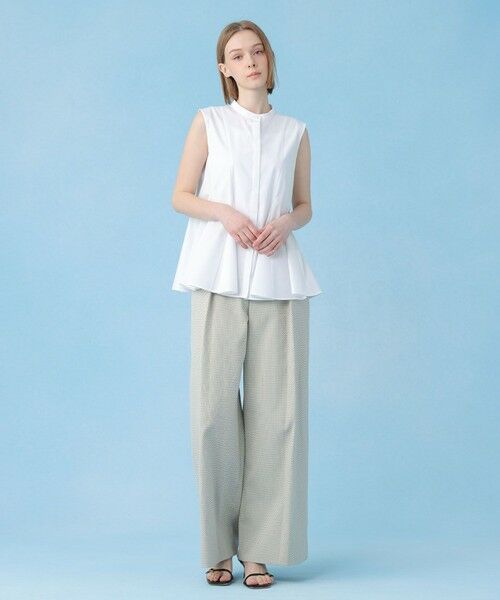 ANAYI / アナイ シャツ・ブラウス | コットンポリブロードマチフレアブラウス | 詳細2