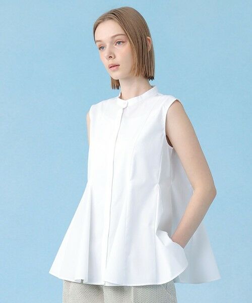 ANAYI / アナイ シャツ・ブラウス | コットンポリブロードマチフレアブラウス | 詳細3