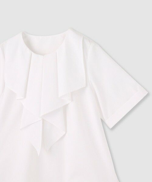ANAYI / アナイ シャツ・ブラウス | コットンポリブロードラッフルブラウス | 詳細9