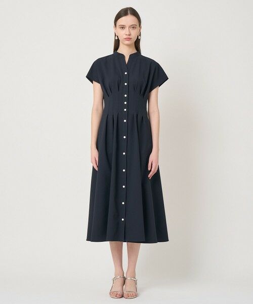 ANAYI / アナイ ロング・マキシ丈ワンピース | サッカーストレッチタックフレア ワンピース | 詳細17