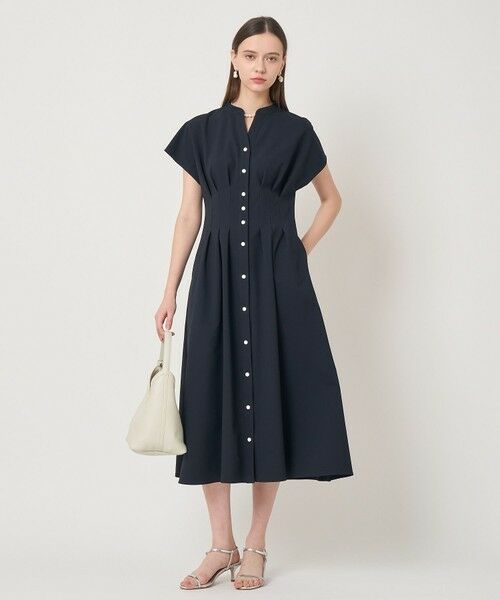 ANAYI / アナイ ロング・マキシ丈ワンピース | サッカーストレッチタックフレア ワンピース | 詳細21