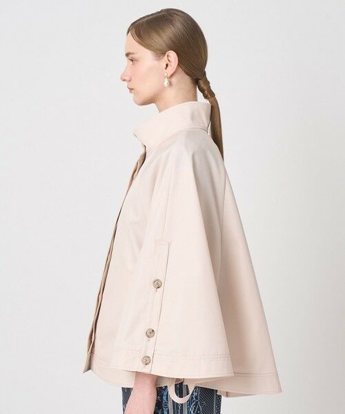 ANAYI / アナイ ポンチョ | 撥水ツイルケープスタンドコート | 詳細12