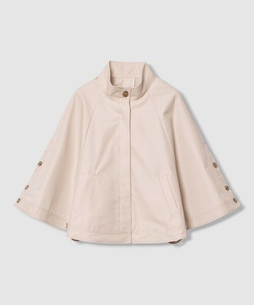 ANAYI / アナイ ポンチョ | 撥水ツイルケープスタンドコート | 詳細17