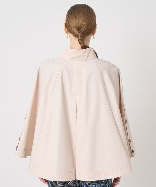 ANAYI / アナイ ポンチョ | 撥水ツイルケープスタンドコート | 詳細13