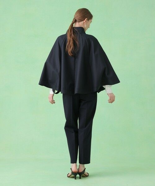 ANAYI / アナイ ポンチョ | 撥水ツイルケープスタンドコート | 詳細18