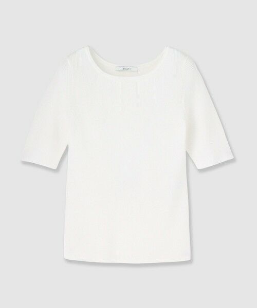 ANAYI / アナイ ニット・セーター | アセテートポリエステル半袖プルオーバー | 詳細9