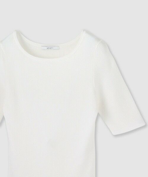 ANAYI / アナイ ニット・セーター | アセテートポリエステル半袖プルオーバー | 詳細11