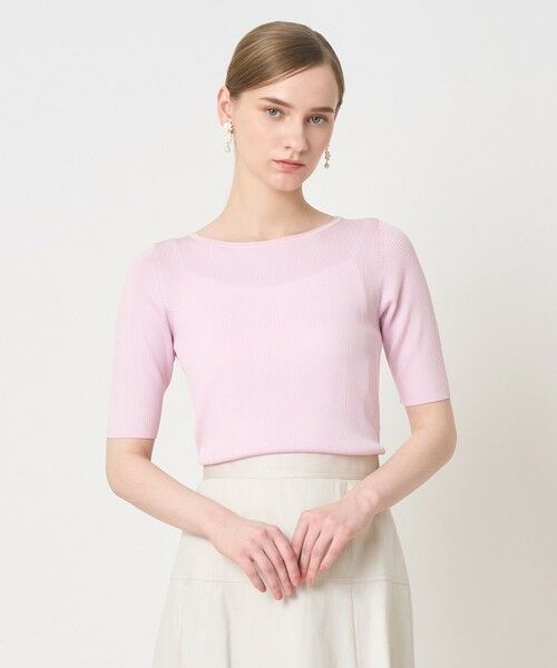 ANAYI / アナイ ニット・セーター | アセテートポリエステル半袖プルオーバー | 詳細21