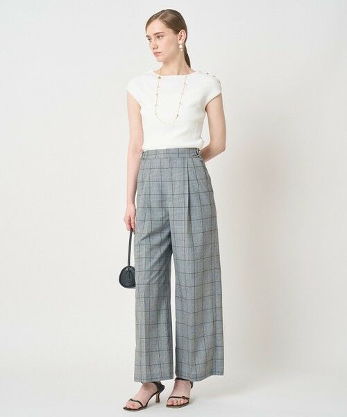 ANAYI / アナイ ニット・セーター | レーヨンポリエステルストレッチショルダー釦 プルオーバー | 詳細5