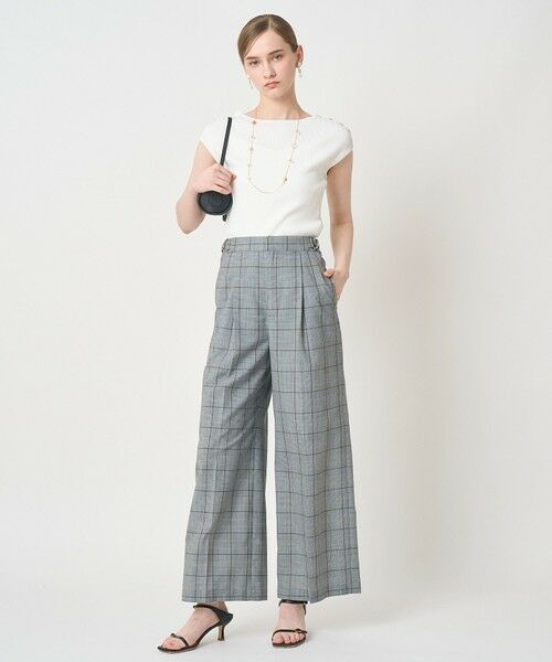 ANAYI / アナイ ニット・セーター | レーヨンポリエステルストレッチショルダー釦 プルオーバー | 詳細6