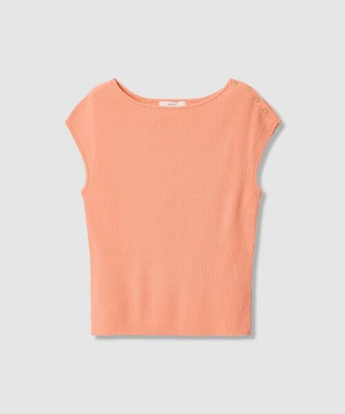 ANAYI / アナイ ニット・セーター | レーヨンポリエステルストレッチショルダー釦 プルオーバー | 詳細15