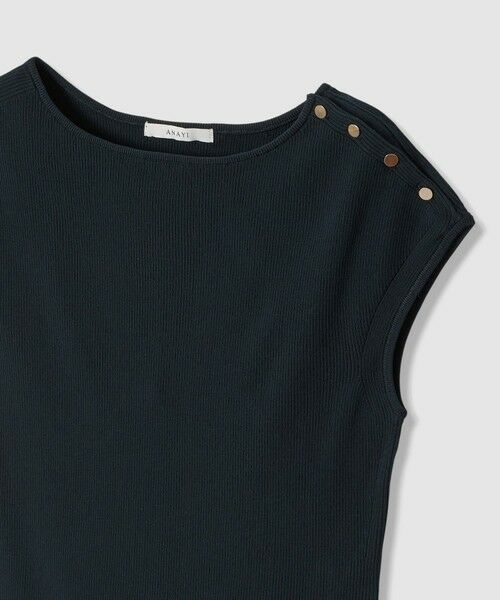 ANAYI / アナイ ニット・セーター | レーヨンポリエステルストレッチショルダー釦 プルオーバー | 詳細29