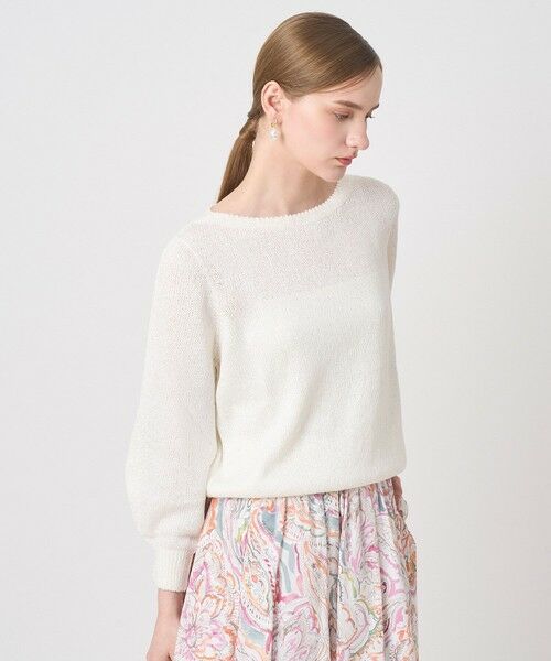 ANAYI / アナイ ニット・セーター | レーヨン和紙ミックスプルオーバー | 詳細2