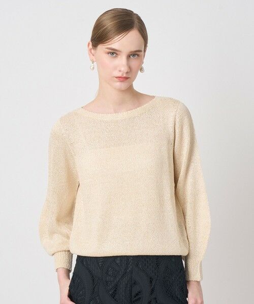 ANAYI / アナイ ニット・セーター | レーヨン和紙ミックスプルオーバー | 詳細10