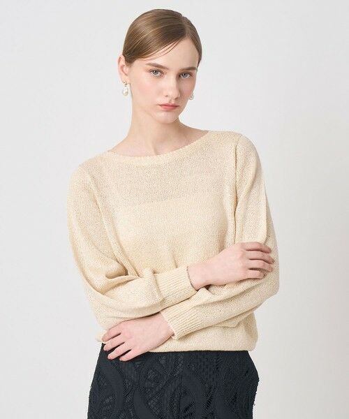 ANAYI / アナイ ニット・セーター | レーヨン和紙ミックスプルオーバー | 詳細11