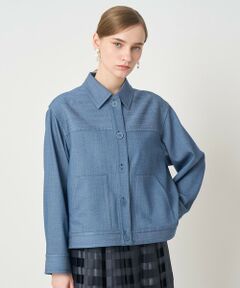 ANAYI / アナイ その他アウター | オックスストレッチワークブルゾン