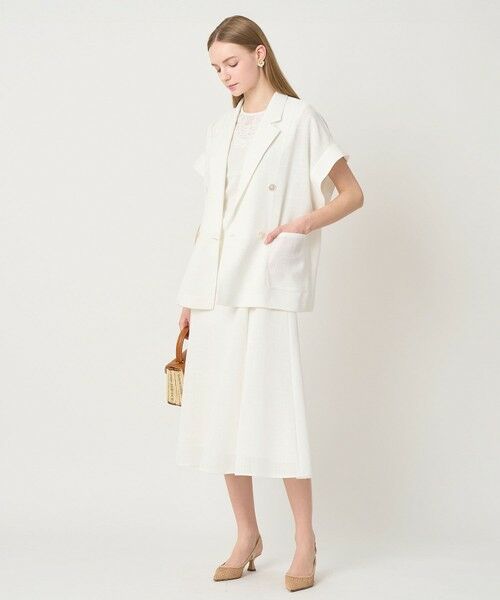 ANAYI / アナイ その他アウター | 【セットアップ対応商品】カラミリネンライクフレンチスリーブ ジャケット | 詳細10