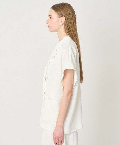 ANAYI / アナイ その他アウター | 【セットアップ対応商品】カラミリネンライクフレンチスリーブ ジャケット | 詳細8