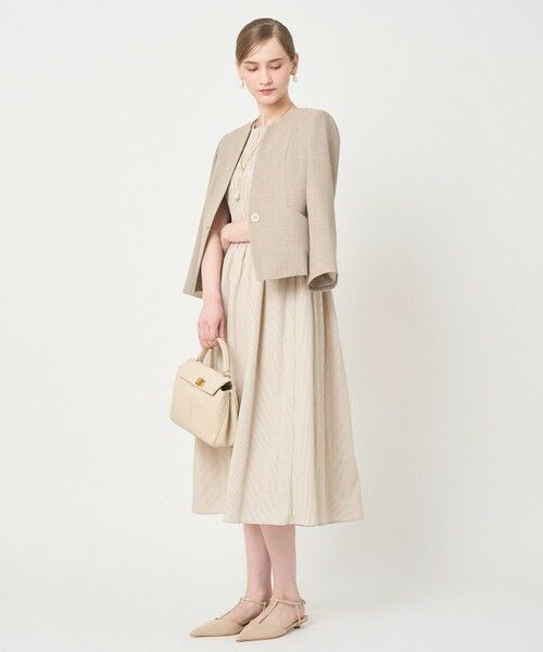 ANAYI / アナイ ノーカラージャケット | カラミリネンライクノーカラー ジャケット〈セットアップ対応商品〉 | 詳細15