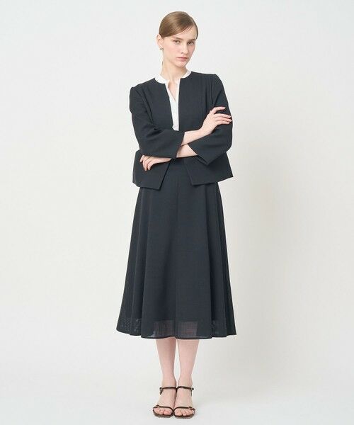 ANAYI / アナイ ノーカラージャケット | カラミリネンライクノーカラー ジャケット〈セットアップ対応商品〉 | 詳細18