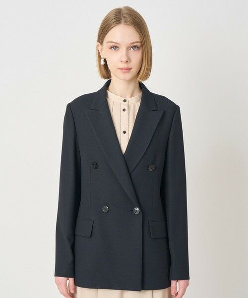 ANAYI / アナイ テーラードジャケット | スラブドビーテーラードダブルジャケット〈セットアップ対応商品〉 | 詳細1
