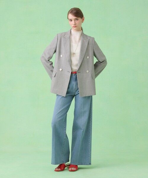 ANAYI / アナイ テーラードジャケット | スラブドビーテーラードダブルジャケット〈セットアップ対応商品〉 | 詳細21
