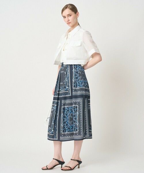 ANAYI / アナイ その他アウター | メッシュラッセル５分袖シャツブルゾン〈セットアップ対応商品〉 | 詳細2