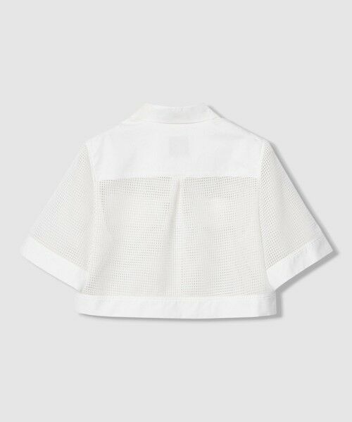 ANAYI / アナイ シャツ・ブラウス | メッシュラッセル5分袖シャツブルゾン〈セットアップ対応商品〉 | 詳細5